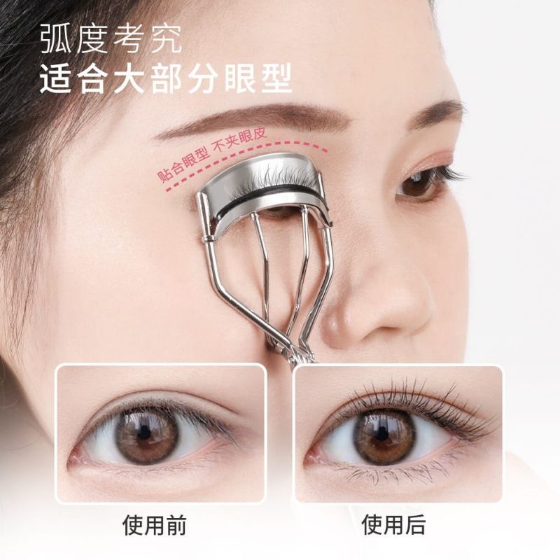 Bundara.id Ko-483 Stainless steel penjepit bulu mata premium eyelash curler pelentik bulumata high quality