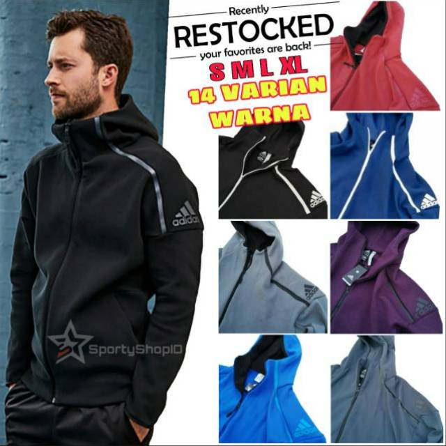 harga jaket hoodie adidas original