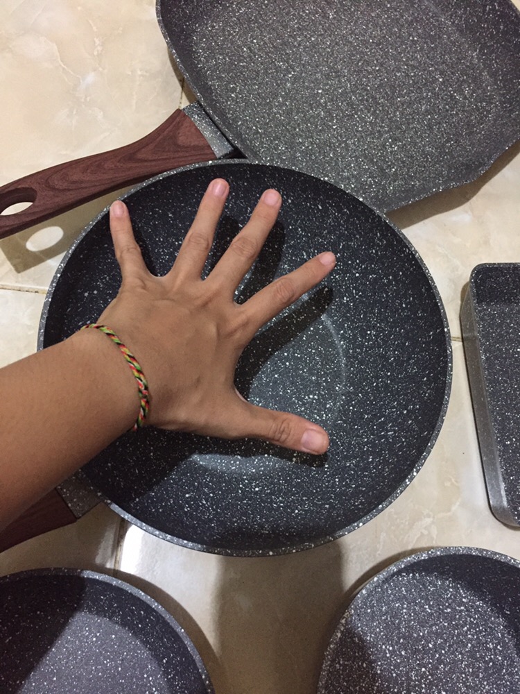 Cypruz - Paket Super Lengkap Panci Set Cookware Kuali Alat Masak