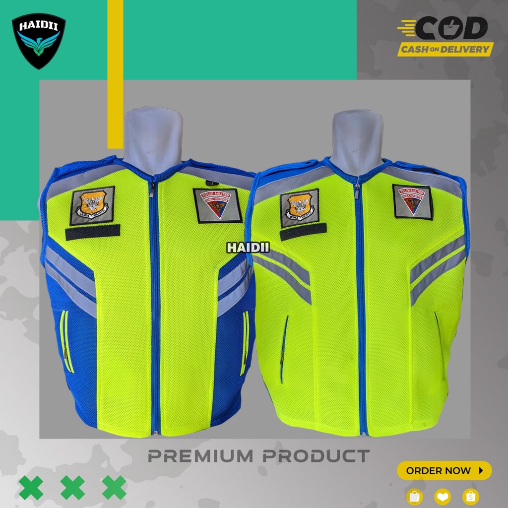 Rompi Polisi Militer Angkatan Udara / Rompi POM AU  / Rompi Doublemest