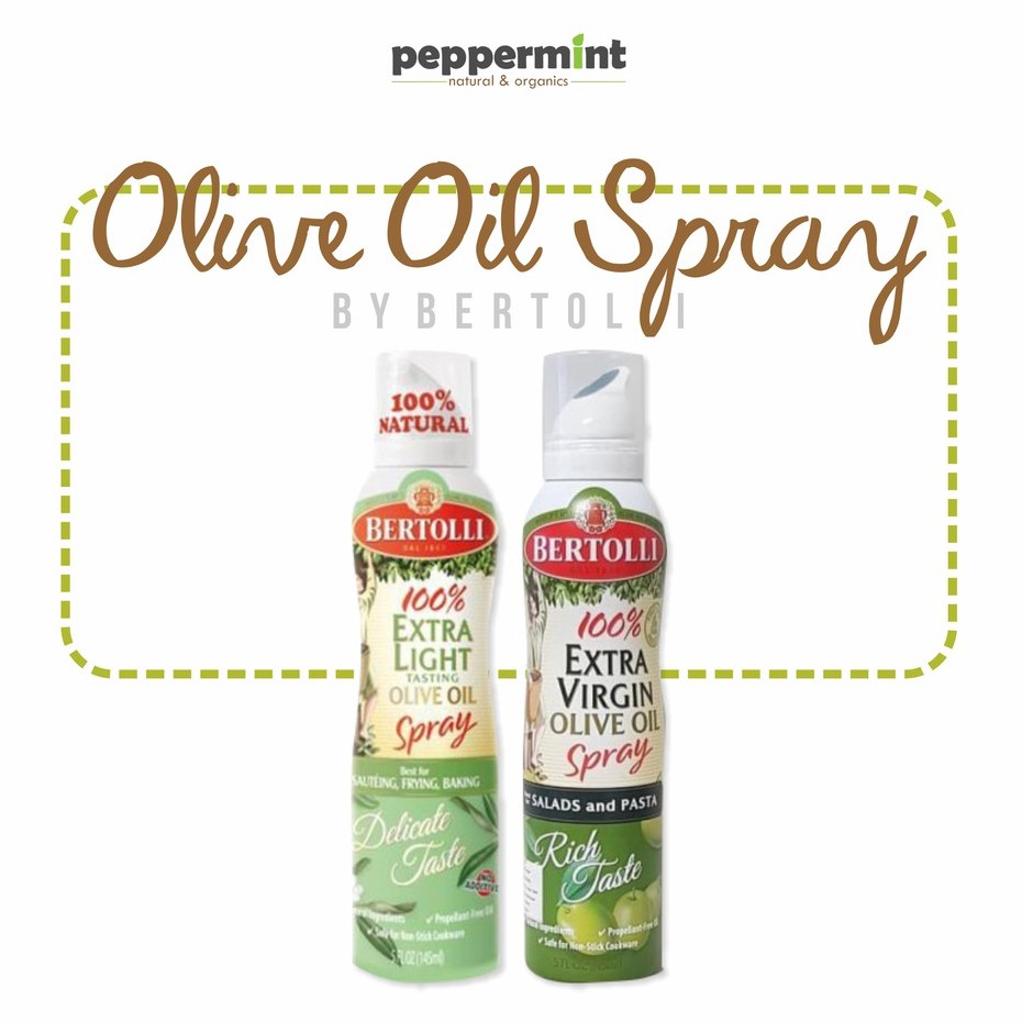 

Bertolli Olive Oil Spray (145 ml) / Extra Virgin n Light Minyak Zaitun