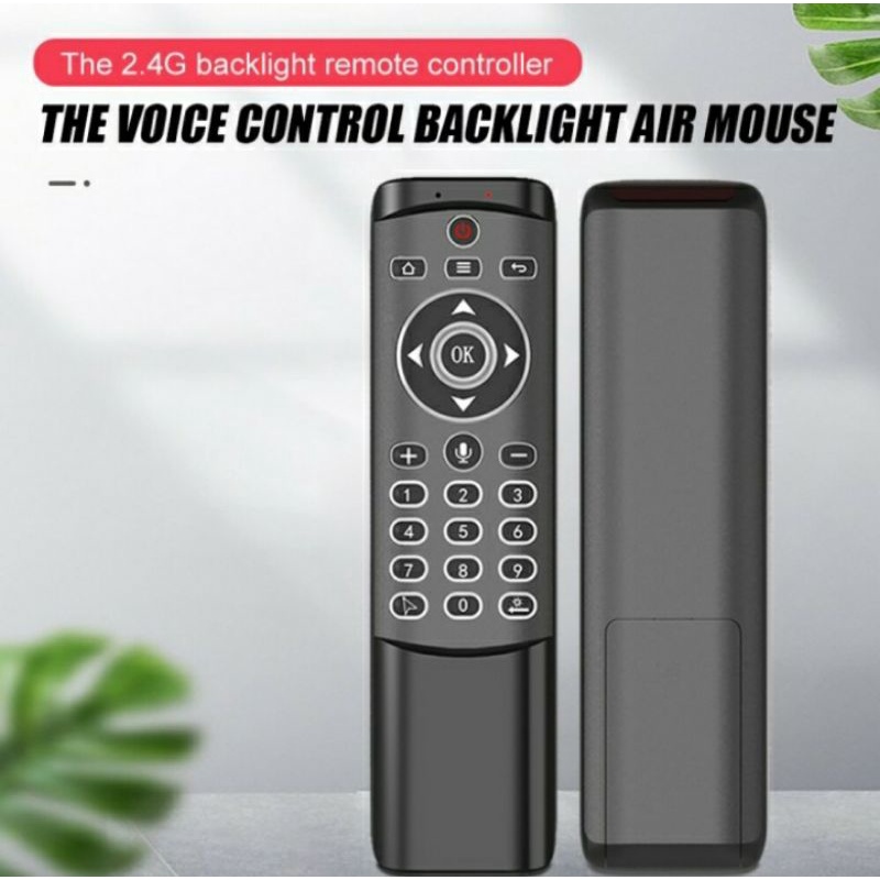 SKU-1271 AIR MOUSE MT1 LED REMOTE GOOGLE VOICE MIC TV BOX ANDROID