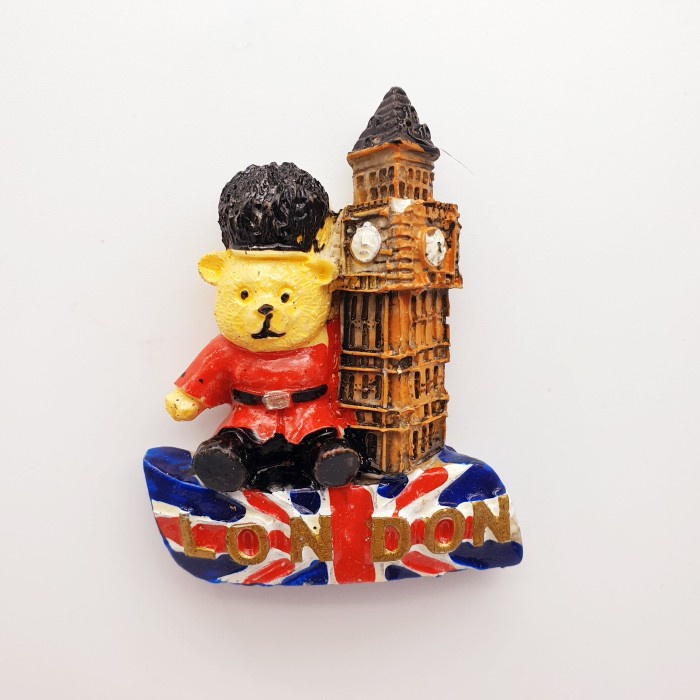 3D Fiber Souvenir Magnet Negara magnet Kulkas Tempelan kulkas LONDON37