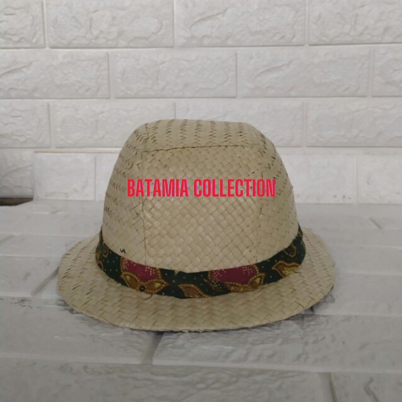 Topi Anyaman Pandan Laki Laki Topi Coboy Pria