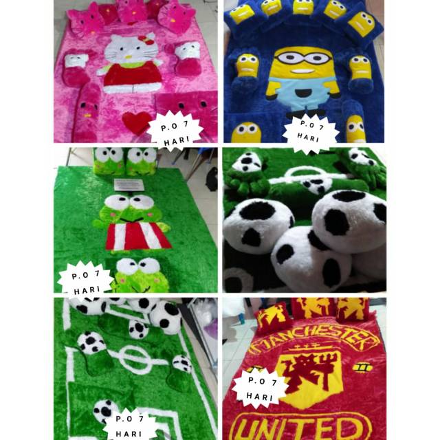 Kasur Karpet Bulu Rasfur Karakter