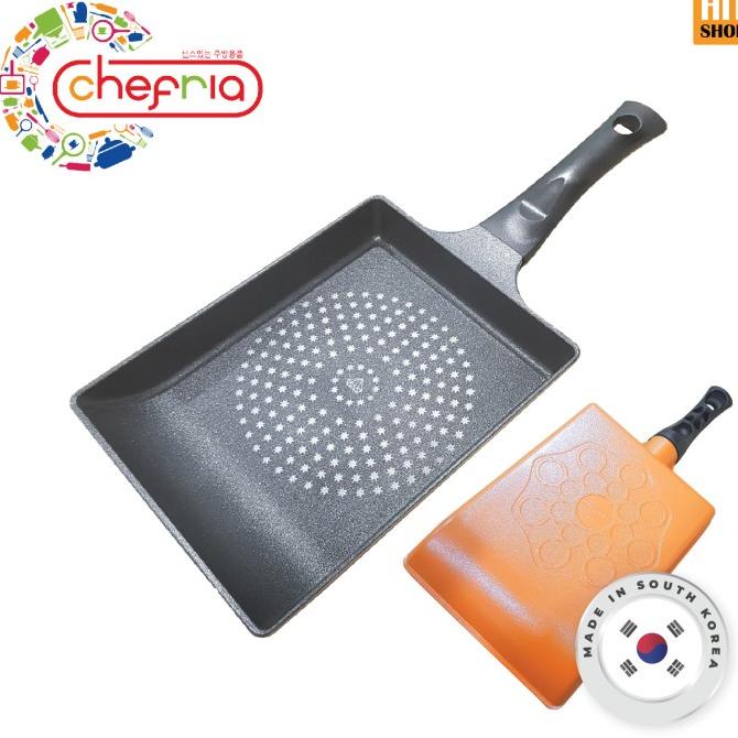 CHEFRIA Eggroll Frying Pan 24cm - Panci/Wajan Kotak Korea