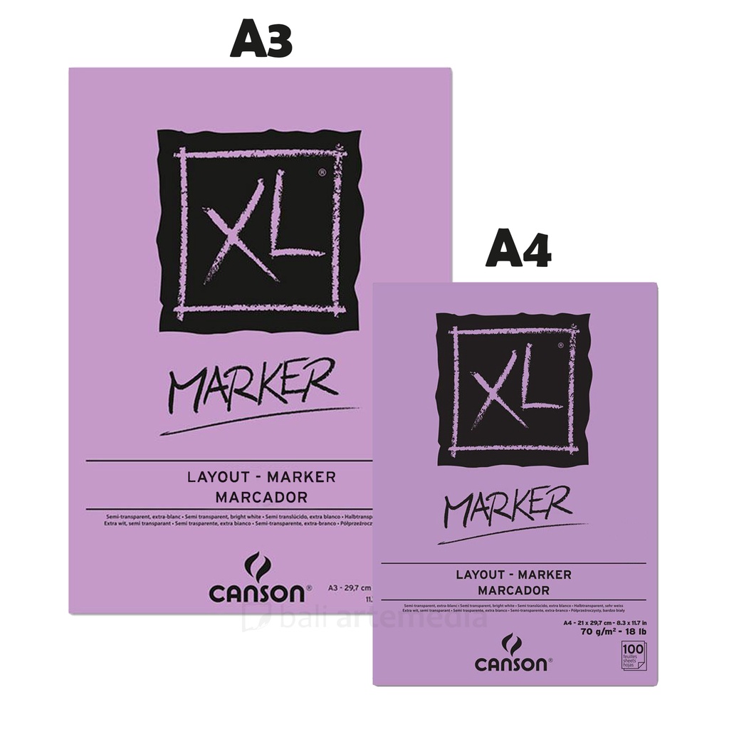 Canson XL Marker Drawing Pad A3 / A4