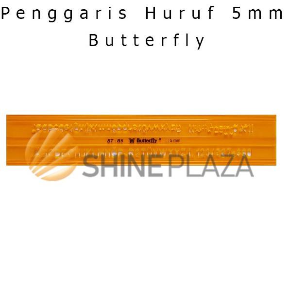 

[PROMO 78Y49] Mal Huruf 5mm - Penggaris Sablon - Penggaris Huruf Butterfly BT-R5 Super Promo