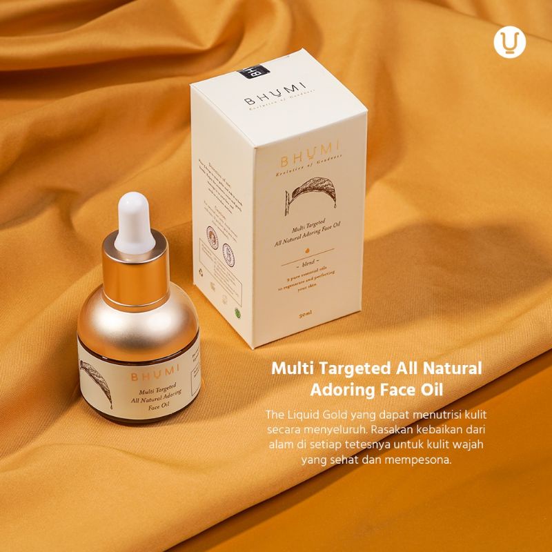 BHUMI MULTI TARGETED ALL NATURAL ADORING FACE OIL