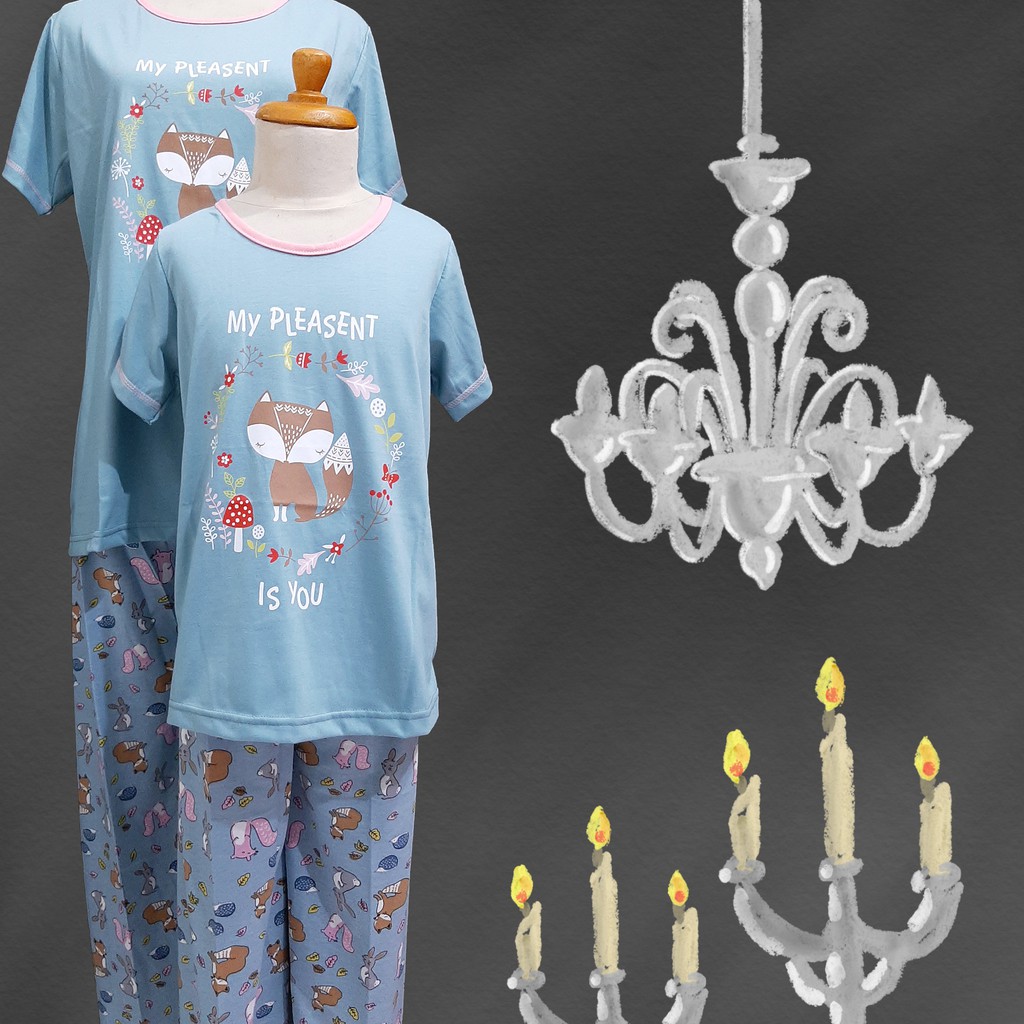 Baju Tidur Anak merk Anne Claire ( FOX ) st.lengan pdk celana pjg