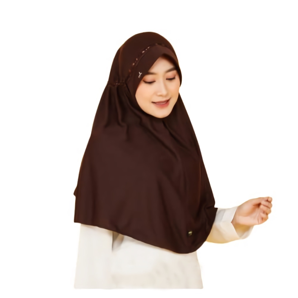 Kerudung Sekolah Serut Atas Size L,XL Hijab Anak Sekolah SD, SMP, SMA Jilbab Sekolah Pasar Hija'b