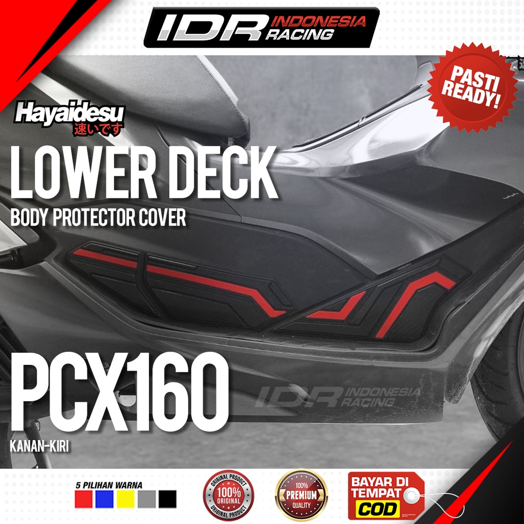 Hayaidesu PCX 160 Lower Deck Cover Body Protector Aksesoris Honda