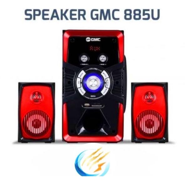Speaker Aktif Bluetooth Gmc 885U Speaker Multimedia Usb Radio Omeriamart