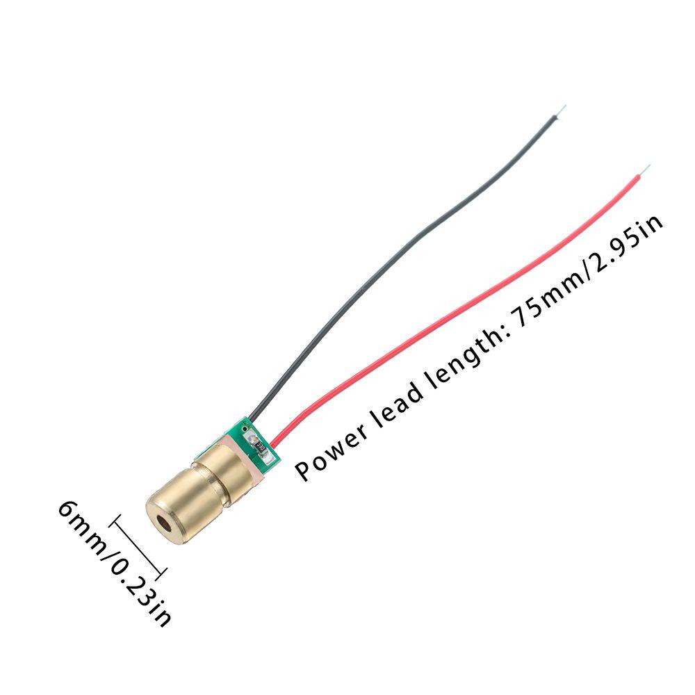 Solighter 5 / 10pcs Modul Dioda Laser 5 Juta watt Bahan Tembaga