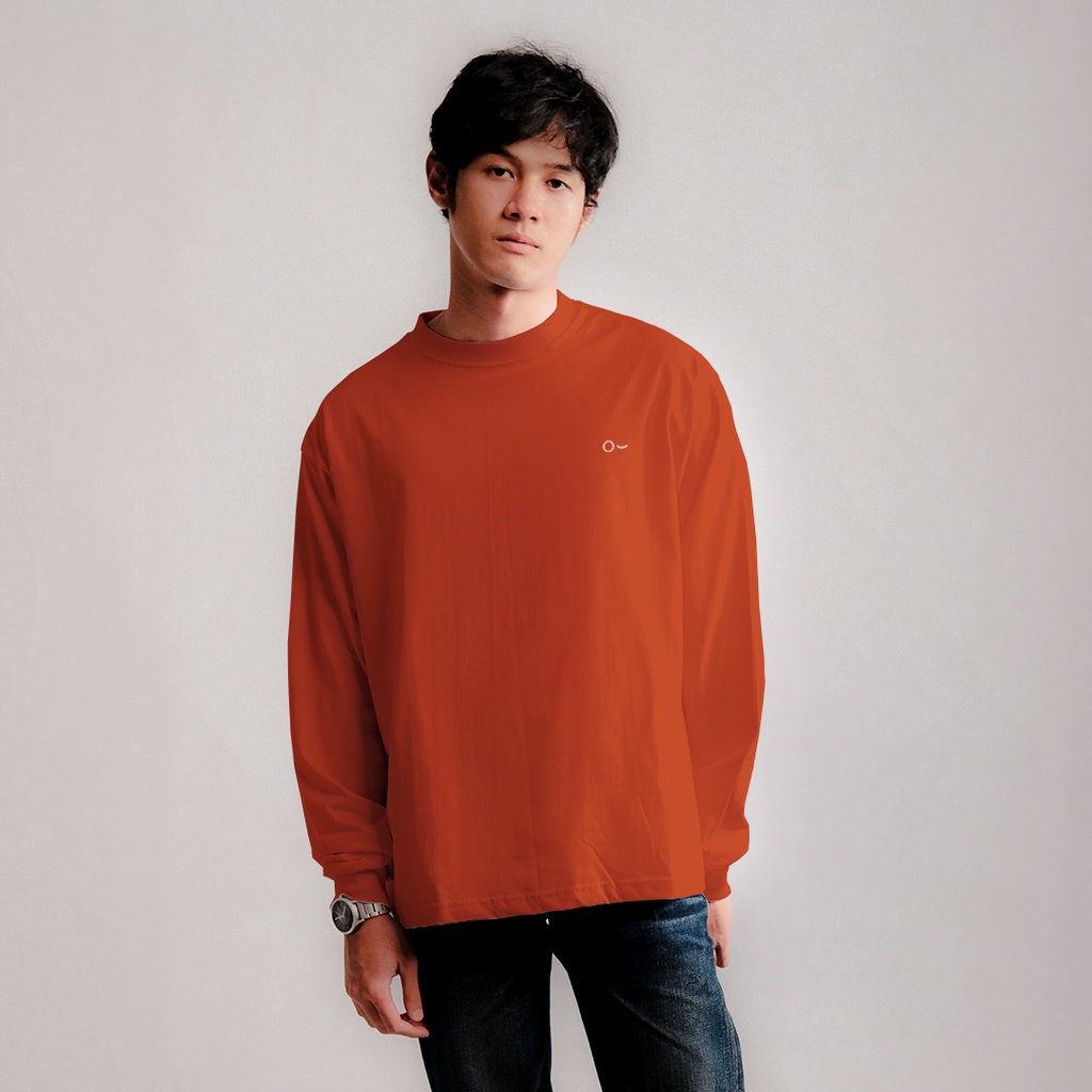 JOHNJILL - Kaos OVERSIZE Long Sleeve_