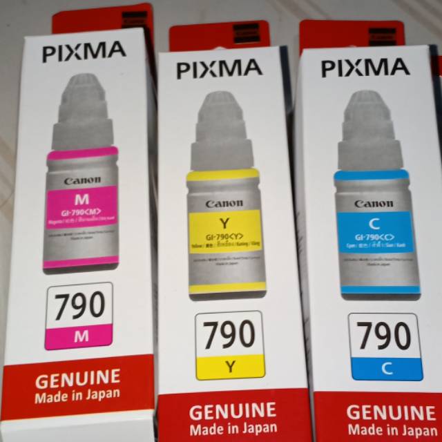 Tinta Canon 790 GL-790 GL 790 GL790 Color magenta cyan yellow