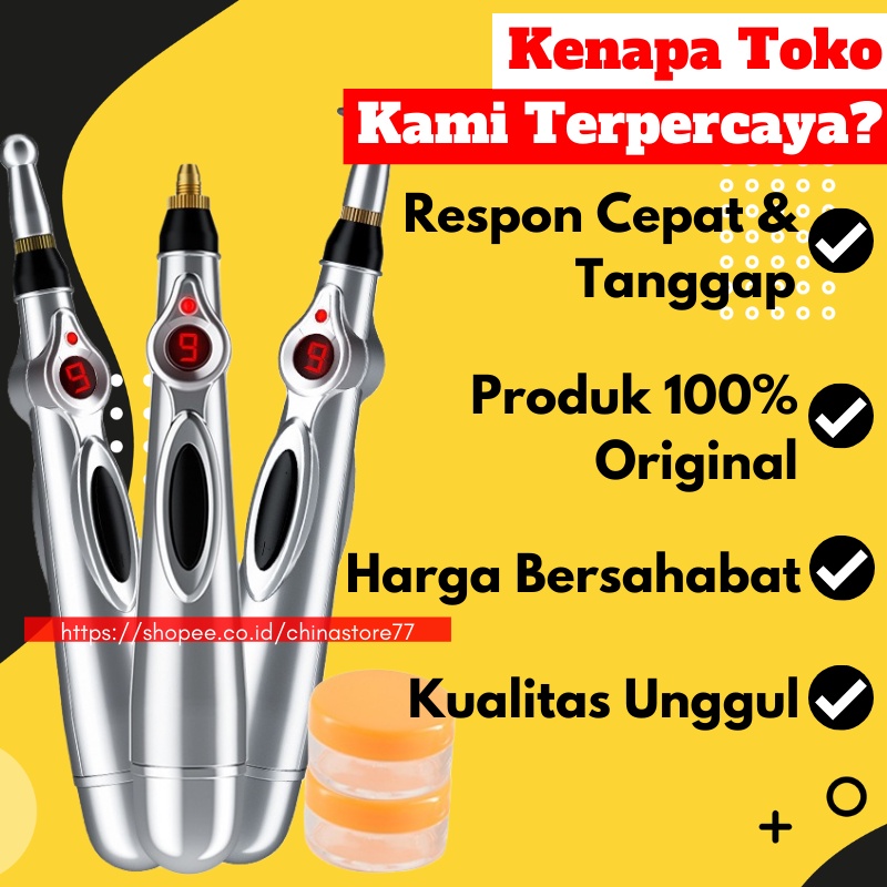 Pen Akupuntur Alat Terapi Alat Kesehatan Meridian Energy Pen Kesehatan Badan Tanpa Jarum CHS0117