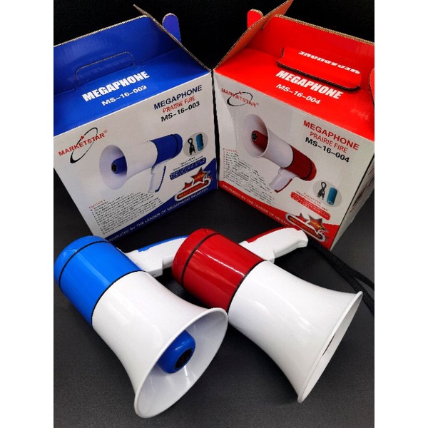 Hand Megaphone Portable dengan Batterai, Pengeras Suara Portable Genggam Tangan, 15watt jangkauan 500meter