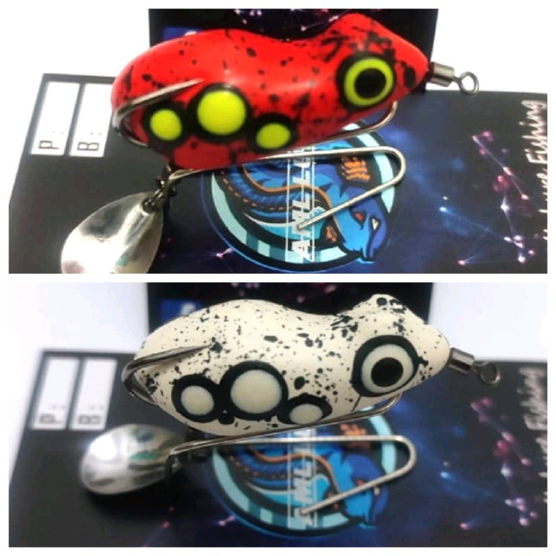 soft frog 4cm hand made aml lure/lure casting/soft frog/umpan mancing