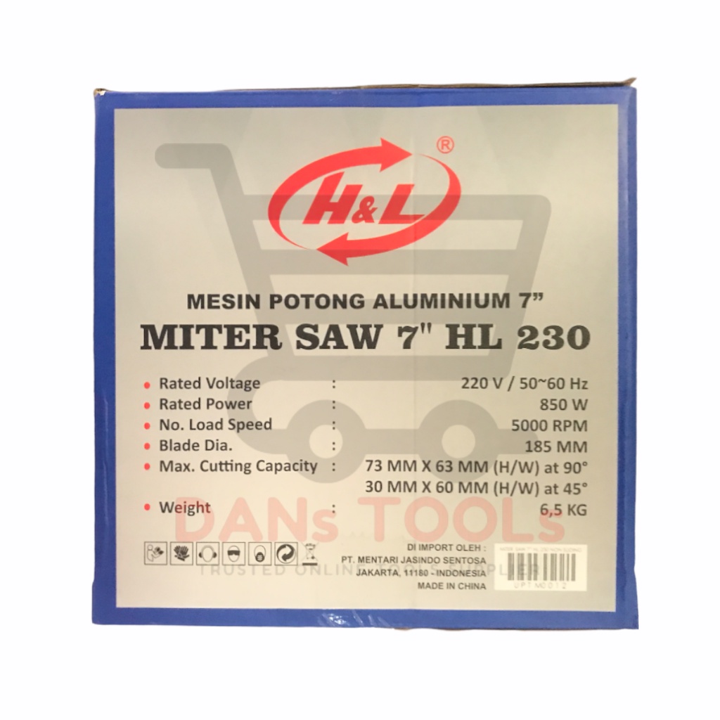 Mitre Saw 7 inch / Mesin Gergaji / Potong Alumunium