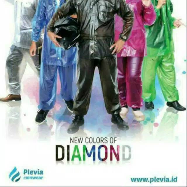 Jas Hujan Jaket Celana Diamond Plevia 700 (Jas Hujan SAUNA)