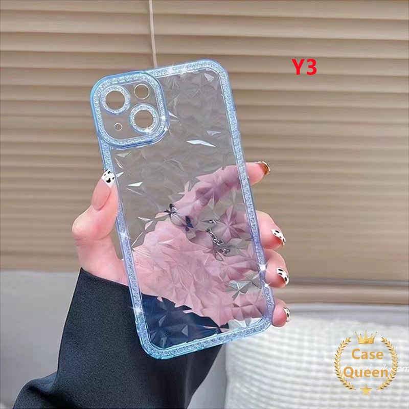 Soft Case Bahan TPU Desain Glitter Berlian Untuk Iphone 11 7 8 Plus XR 7 Plus 8 Plus X XS Max 6 6s Plus 14 14 Pro 14 Max SE 2020