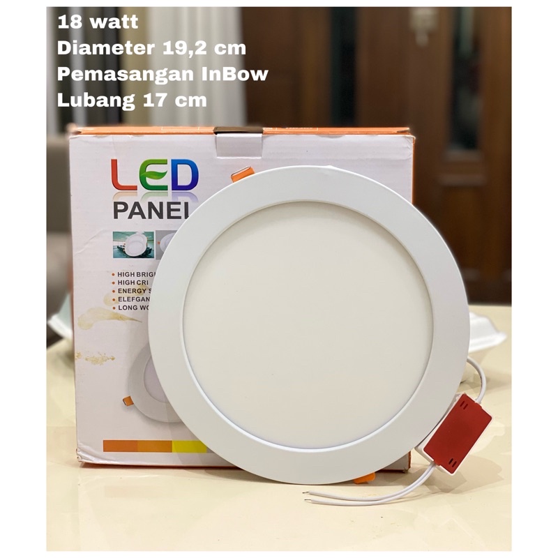 downlight Led 18 watt Inbow bulat Led Lampu Panel IB