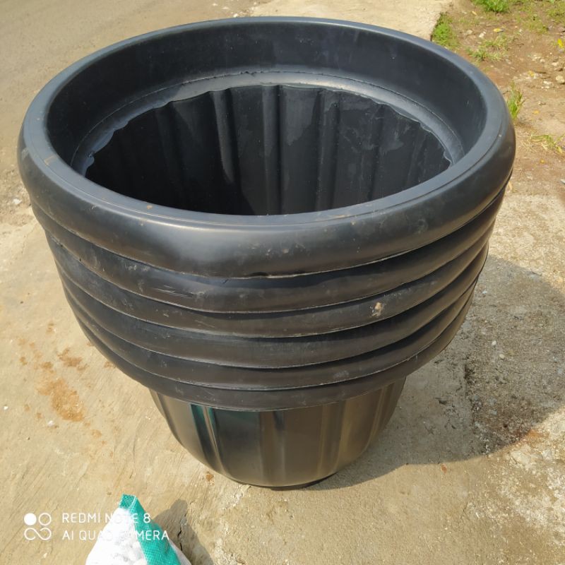 paket 3 pcs pot besar/pot tanaman besar 50 cm