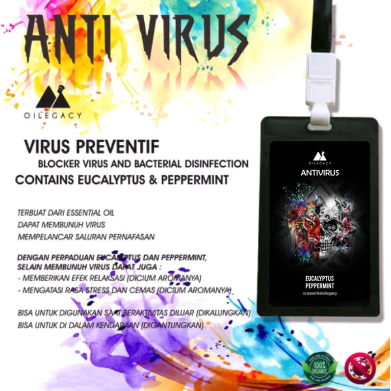 KALUNG ANTI VIRUS | EUCALYPTUS | PEPPERMINT | KESEHATAN