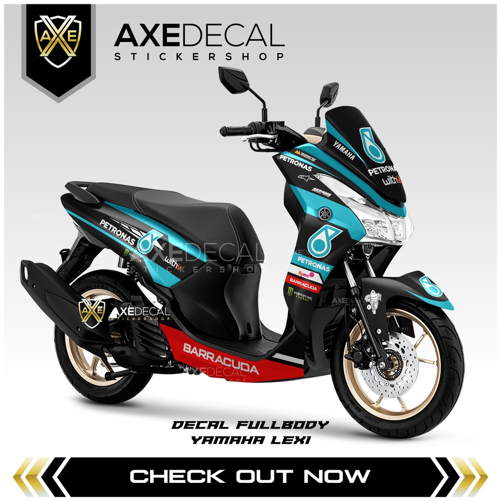 Decal Fullbody Yamaha Lexi Petronas Custom Stock Decal Lexi