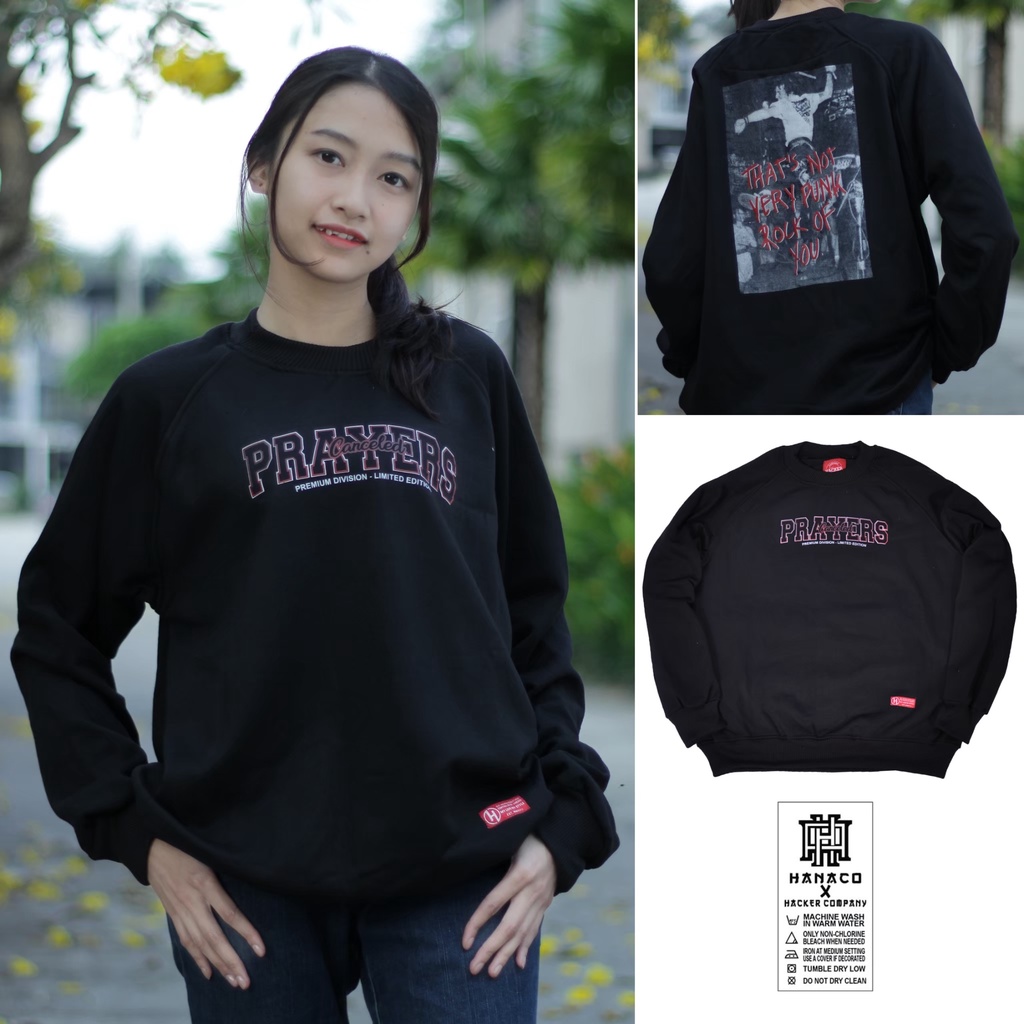 Crewneck oversize fashion wanita kekinian terkece &amp; terbaru