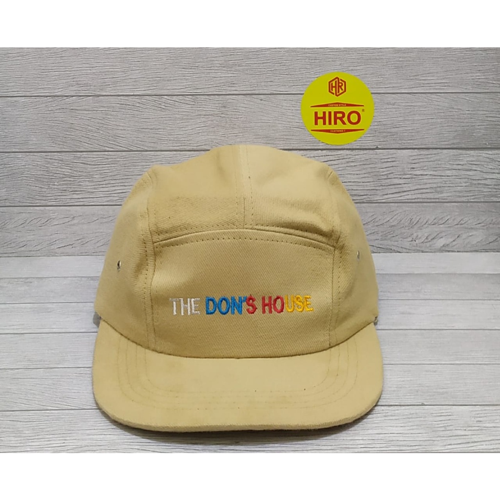 [COD]Topi Distro Pria/Topi Snapback Bordir THE DON'S HOUSE Hip-Hop New Model/Topi Lima Panel