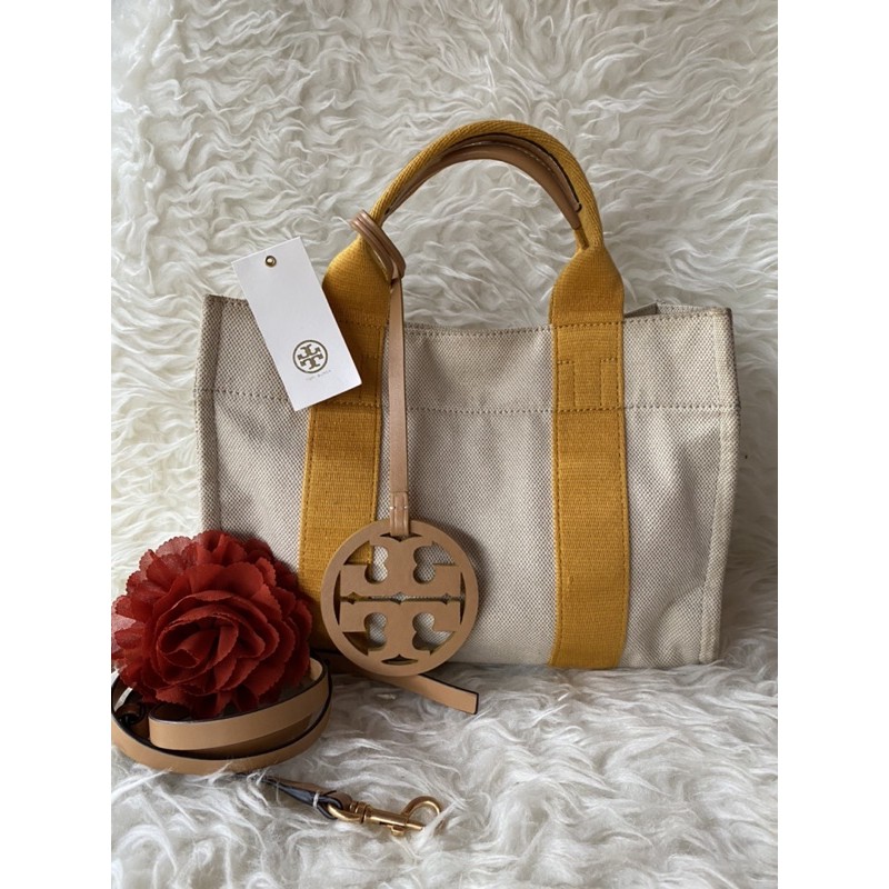 PRELOVED Tory Burch Miller Canvas Mustard
