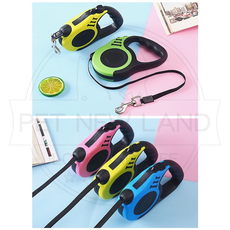 Tali Tuntun Kucing Retractable 3m Tali Harness Kucing Anjing  Aksesoris Hewan Peliharaan