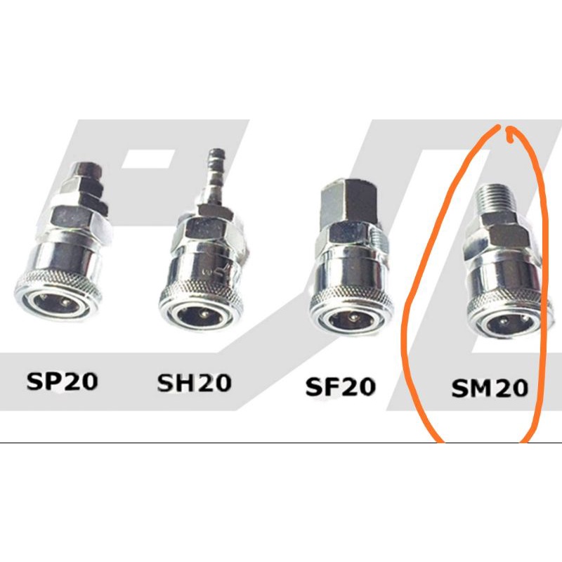 0nepel selang /coupler selang / sambungan selang tipe SM20 harga satuan /pc