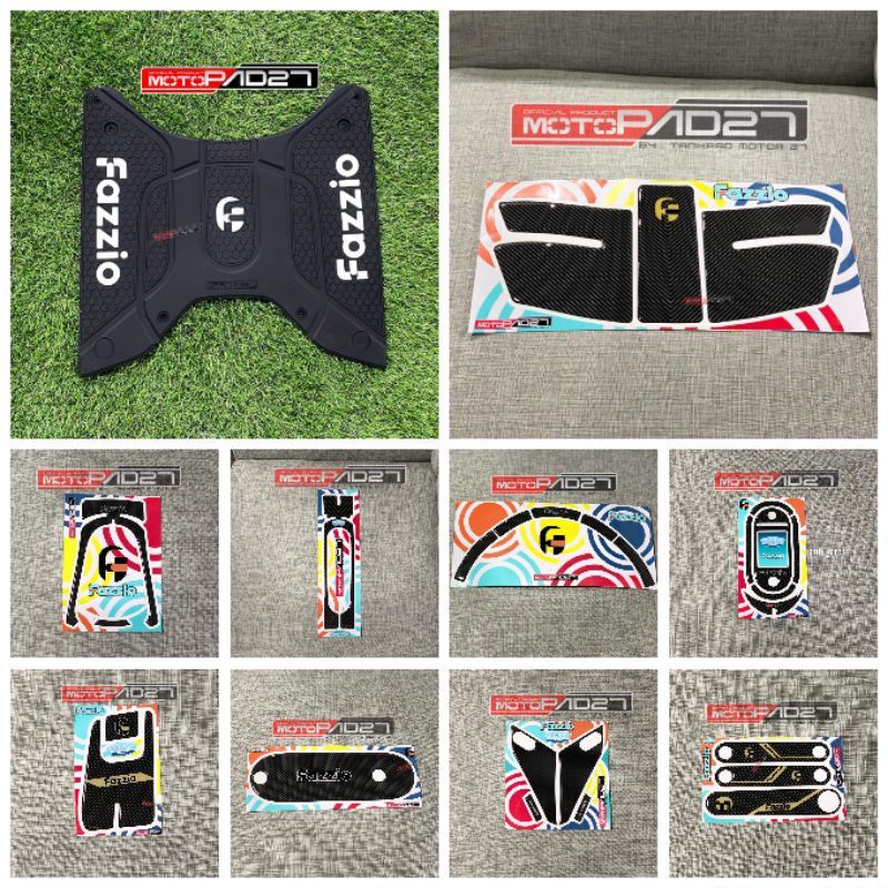 Motopad27 Stiker Resin timbul yamaha FAZZIO 2022 Paket 11 Item Fullset