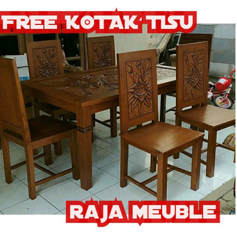 KURSI MAKAN JATI MINIMALIS,KURSI MAKAN JATI MODEL TERBARU,MEJA MAKAN MINIMALIS