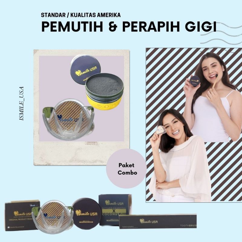 Perapih gigi teeth trainer ismileUSA asli original Amerika