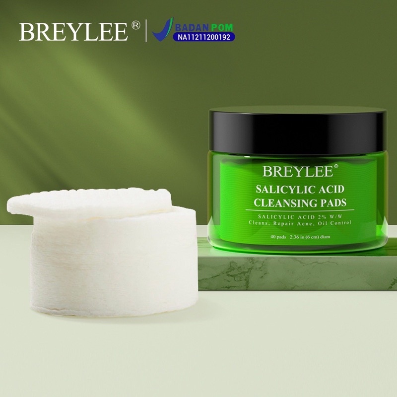 [BPOM] Breylee Tea Tree Salicylic Acid Cleaning Pads Menghilangkan Jerawat &amp; Membersihkan Pori Wajah