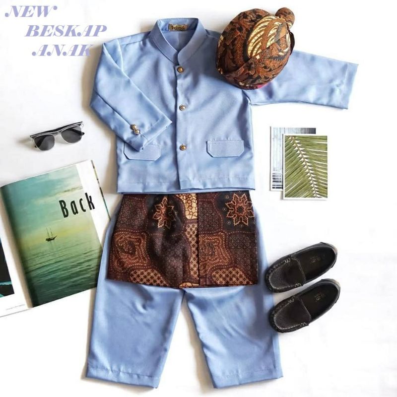 Basofi anak premium / beskap anak/ Baju adat jawa tengah sunda / kostum anak usia 1-10 tahun