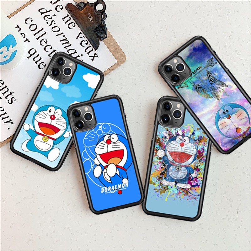 [2D25] Case Doraemon Premium Glosy For Samsung Vivo Oppo