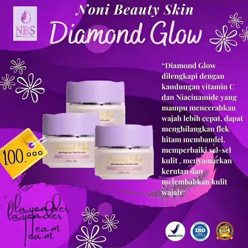 diamond glow NBS | NBS diamond glow | diamond glowing | cream NBS | NONI beauty skincare | NBS glow