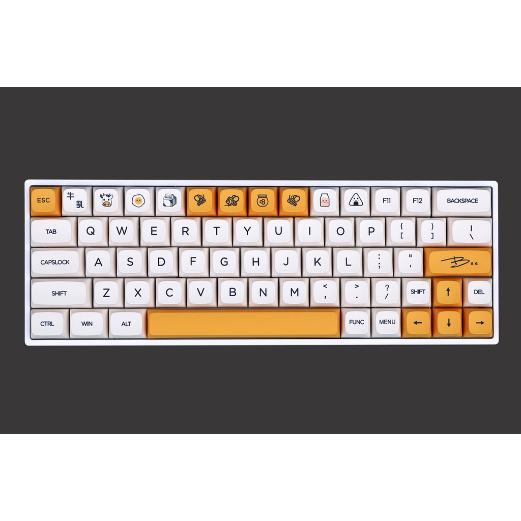 Keycaps PBT DYE SUB Honey Milk Theme - XDA Profile