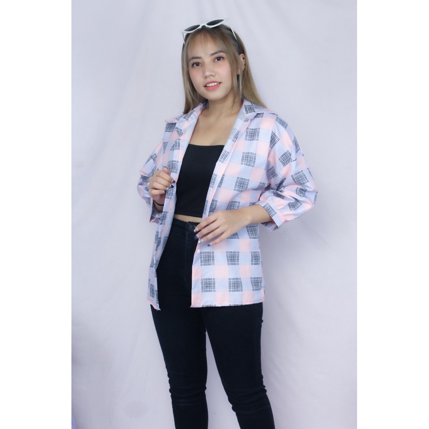 RX Fashion - Kemeja Guilen Oversize Shirt // Oslin Oversize -R1-SALEM