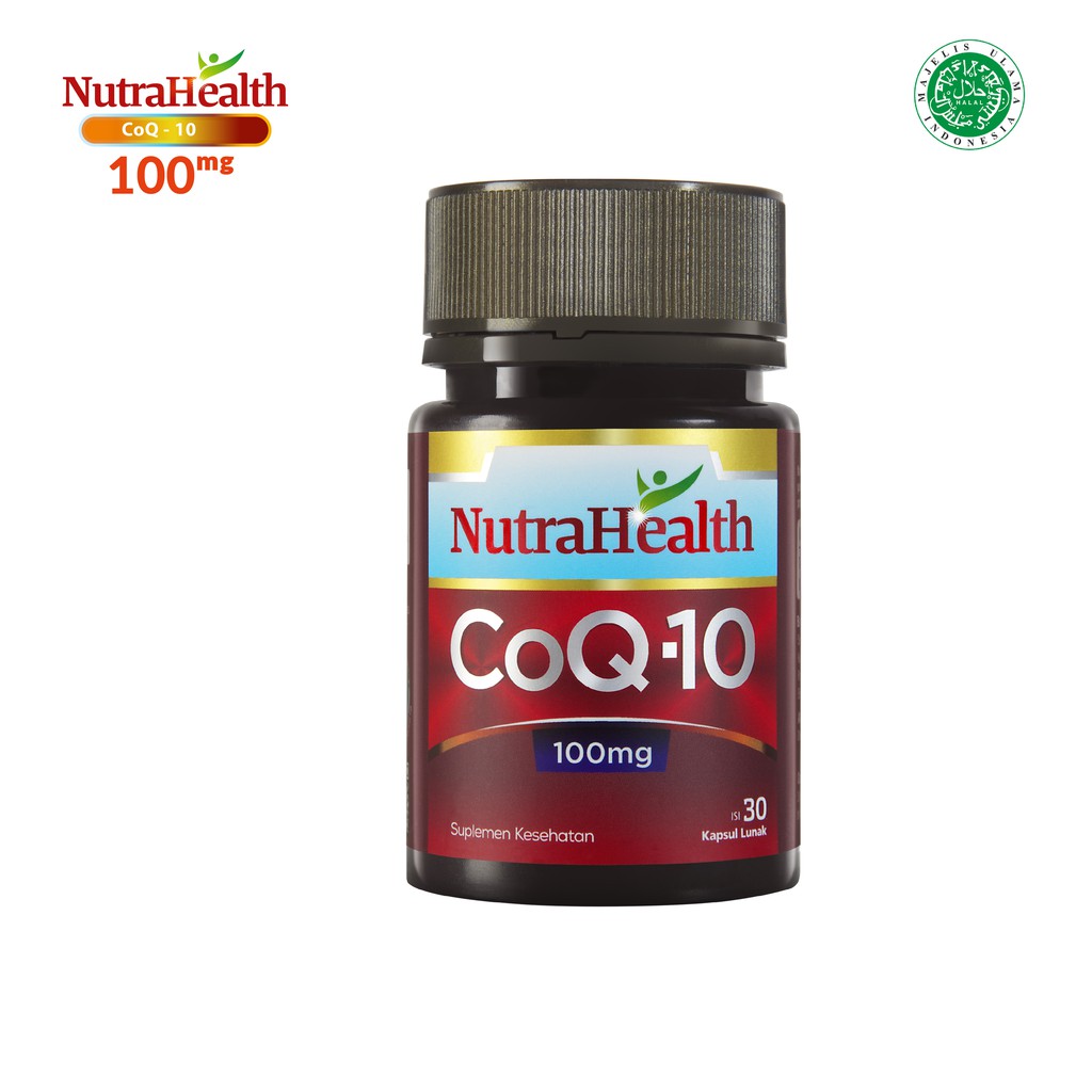 NutraHealth CoQ10 100mg Isi 30 Kapsul Lunak