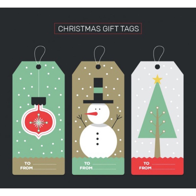 

CHRISTMAS TAG (isi 50 pcs)