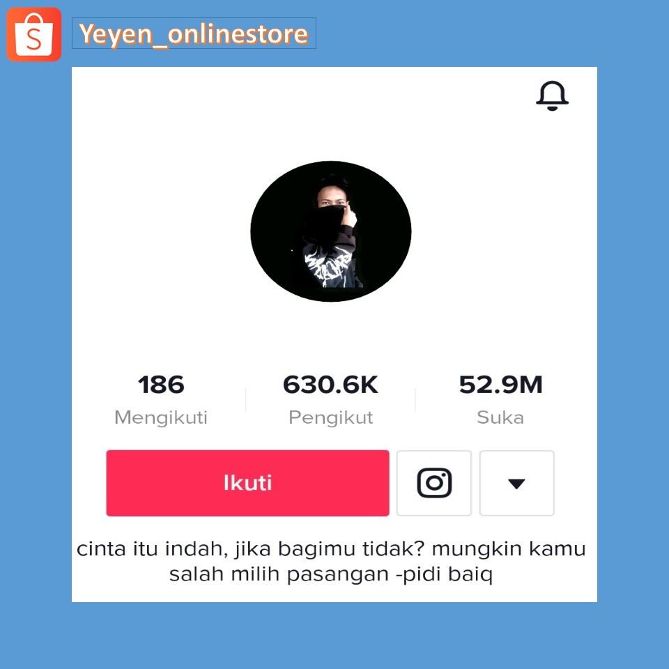 AKUN TIK TOK FOLLO WERS AKTIF INDONESIA TERMURAH