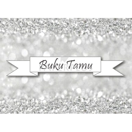 

Buku Tamu Kancing Pita Silver
