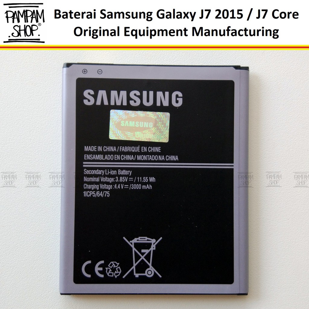 Baterai Handphone Samsung Galaxy J7 J700 2015 J7 Core Original