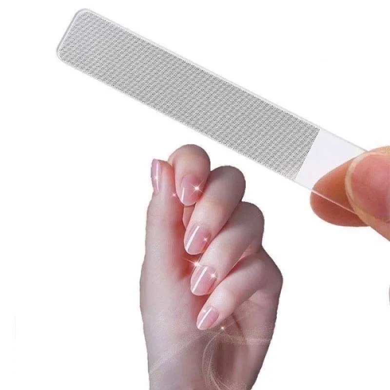 KIKIR KUKU NANO GLASS NAIL POLISHER CRYSTAL KRISTAL / KACA ASAHAN PENGKILAT PERAWATAN KUKU / NAIL FILE BUFFER SHINER